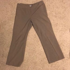 dark tan dress slacks